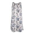 thumbnail image 4 of Moda mujer manga corta estampado cuello redondo fuera del hombro señoras Mini señoras chaleco vestido Fridja hj2326, 4 of 5