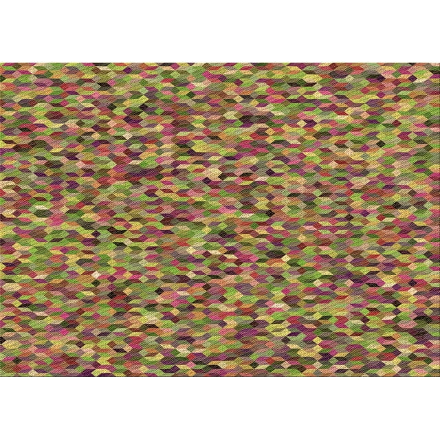 Ahgly Company Tapis Rectangulaire d'Intérieur Lavable en Machine Brun Rouge Transitionnel, 7 Pieds x 10 Pieds