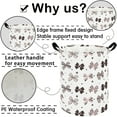 thumbnail image 3 of Pink Girls Hamper,Bow laundry basket,Waterproof foldable girls laundry basket,Girls Laundry Hamper,Baby Girl Laundry Basket,Girls Room decor(Bowknot), 3 of 4