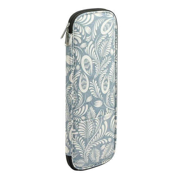 Wxqbjtam Crochet Hook Box, Storage Bag for Crochet Hooks Storage Holder, Durable Knitting Grey