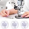 thumbnail image 5 of Bobines de machine, bobines en plastique pour machine à coudre Bobines transparentes universs avec étui à canette Accessoires pour machine à coudre (25 PCS, Transparent), 5 of 5