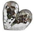 thumbnail image 1 of AMLESO Heart Sculpture Ceramic Art Sculpture Decorative Piece Modern Romantic Decor, 1 of 8