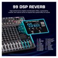 thumbnail image 2 of DP-10 Mixer DJ Controller 10-channel 99 DSP Reverb Recording Mixer with Bluetooth 5.0 Professional Performance, 2 of 6