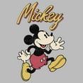 thumbnail image 2 of Girl's Mickey & Friends Mickey Mouse Retro Running  Graphic Tee Athletic Heather Large, 2 of 5