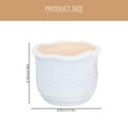 thumbnail image 2 of Worgeous  2 Pcs Ceramic Flowerpot Succulent Planters Pots for Plants Office, 2 of 8