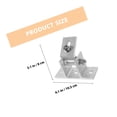 thumbnail image 2 of AURARMLET 4Pcs Solar Panel Mounting Kit for Durable and Easy Installation Solar Energy Users 10.5x8cm, 2 of 5