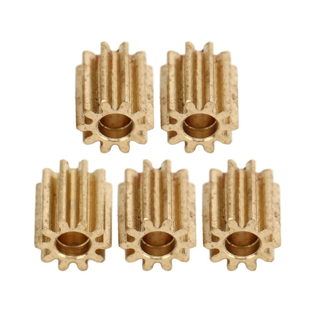 5 engranajes de motor cepillados de latón para coche RC, 10 dientes, para Axial SCX24 1/24 RC Crawler Car