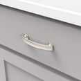 thumbnail image 2 of Hickory Hardware P2141-SN-10B 3.75 Po American Diner Pull&44; Nickel Satiné, 2 of 5