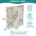 thumbnail image 5 of Hard Shell Ring Binder With Clip Holds 200 Sheets Office Home Organization Soft Pastel Colors, 5 of 10