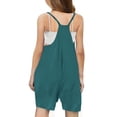 thumbnail image 5 of Girls Rompers Summer Casual Loose Sleeveless Overalls Spaghetti Strap Shorts Jumpsuit 2025 Beach Vacation Outfits, 5 of 7