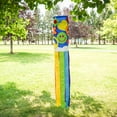 thumbnail image 3 of In the Breeze 5214 — Peace, Love & Happiness 40-inch Windsock — Fun, Novelty '60s Inspired Hanging Garden Décor, 3 of 7