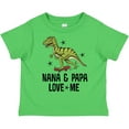 thumbnail image 3 of Inktastic Nana and Papa Love Me Dinosaur Grandson Boys Toddler T-Shirt, 3 of 5