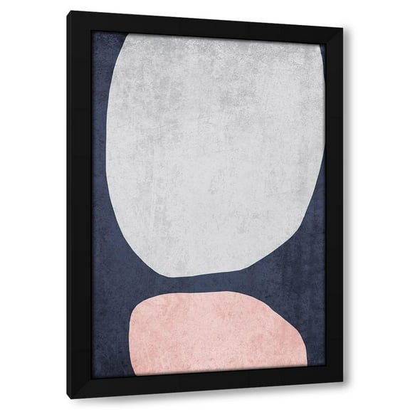 Irena Orlov 11x14 Black Modern Wood Framed Wall Art Titled - Minimalist Geometric I