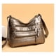 thumbnail image 3 of Minnieouse Bolso de diseñador lujoso para amantes de la moda y creadores de tendencias 2023 Bolsos cruzados imprescindibles para mujeres Bolsas de mensajero y de hombro gris 1, 3 of 6