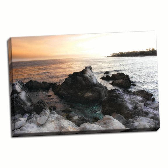 Gango Home Decor Lover's Point Sunset II by Alan Hausenflock (Ready to Hang); One 36x24in Hand-Stretched Canvas