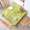 thumbnail image 2 of Square Tablecloth, Waterproof Polyester Table Cover, Wrinkle Resistant & Washable Fabric for Dining, Kitchen, Picnic, 52x52in(132x132cm), Liquid & Marble Print, 2 of 6