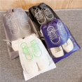 thumbnail image 5 of Bolsa de almacenamiento de zapatos, organizador de armario, bolsa de viaje no tejida, portátil, con cordón, impermeable, a prueba de polvo, 5 of 5