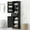 Black, variant on Tall Bathroom Storage Cabinet with 2 Storage Doors, 72“ Narrow Storage Cabinet with 4 Adjustable Shelves and Drawer, Standing Pantry Cupboard for Kitchen, Dining Room, Living Room, Black