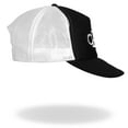 thumbnail image 4 of Hot Leathers GSH1009 Knuckles Black and White Trucker Hat One Size, 4 of 6