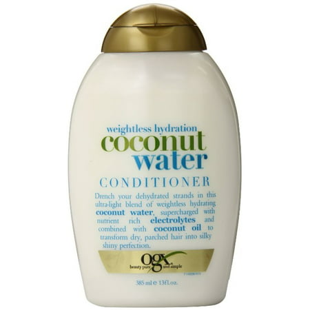 OGX Weightless Hydration Coconut Water Conditioner 13 oz (Pack of (Best Coconut Water For Hydration)