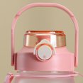 thumbnail image 2 of Copa De Agua 1300ml Paja Big Belly Cup Color degradado Taza de plástico Cute Sports Kettle (rosa), 2 of 8