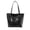 Black, variant on PVC Tote Women Weekender Bag Large Shopper Handbag Tote Bag Letters Print Handbags Oversize Shoulder Travel Purse, Black
