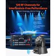 thumbnail image 2 of VEVOR DMX Wireless Receiver Transmitter Controller for LED Stage Light 8 PCs Silver, 2 of 9