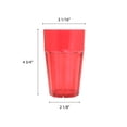thumbnail image 2 of Excellante Diamond 10 oz. Polycarbonate Tumbler, Red, Comes in Dozen, 2 of 2