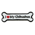 thumbnail image 2 of I Heart My Chihuahua Dog Bone Iron On Applique Patch, 2 of 3