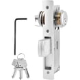 thumbnail image 3 of shiyou-Storefront Mortice Hook Door Lock,Mortise Lock Set Interior Door Without Skeleton Key,Commercial Door Locks Mortise Cylinder,Storefront Mortice Hook Door Lock(Size:6.85x1x1.77inch), 3 of 4