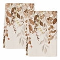 thumbnail image 2 of Brown Orange Eucalyptus Kitchen Towels Set of 2, Farmhouse Weeping Leaves Linen Absorbent Dish Towels for Kitchen, Microfiber Hand Towel, Quick Drying Tea Towel for Cleaning Decorative Dishcloths, 2 of 7