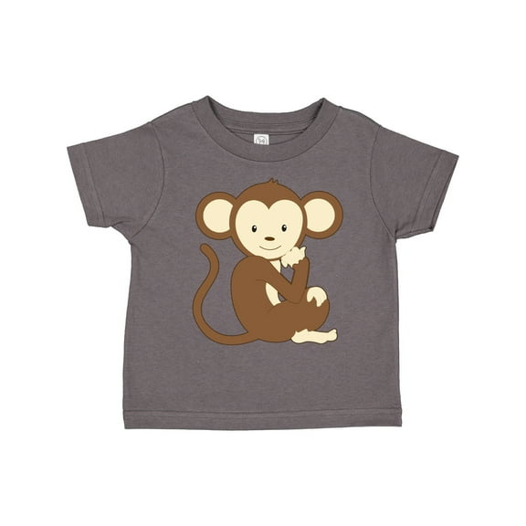 Inktastic Monkey Thinking Boys or Girls Toddler T-Shirt