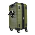 thumbnail image 6 of Wrangler Expandable Spinner Rolling Carry-on with 3-In-1 Cup Holder, USB Port and Phone Holder - Green, 6 of 6