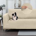 thumbnail image 1 of Juego de 3 Fundas Cubre Sala - Tejido Jacquard Elástico Fácil Lavado. Ideal para Proteger Tus Muebles - Protector de sillón - Sofa Cover (Marfil (Afelpado)), 1 of 7