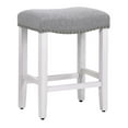 thumbnail image 2 of Home Square 24" Saddle Seat Counter Stool in Gray - Set of 2, 2 of 5