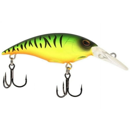 Berkley Money Badger Fishing Lure Firetiger 5/8 oz 2.75in 7.25cm Hybrid Baitfish-Crayfish Design Patented FlashDisc Technology Equipped with Sharp Fusion19 Hooks