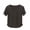 Green, variant on Tops for Women Trendy Ruched Short Sleeve Tshirts Fashion Solid Color Crew Neck Crop T Shirts with Side Shirring