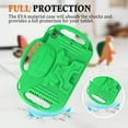 thumbnail image 3 of SUPNICE Kids Case for New iPad 10.2 Inch 2021/2020/2019 (9th/8th/7th Generation), Light Weight Shock Proof Handle Stand Shoulder Strap Kids Case for 2021/2020/2019 iPad 10.2, Green, 3 of 9