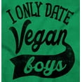 thumbnail image 2 of Date Vegan Boy Vegetarian Healthy Zip Hoodie Sweatshirt Women Brisco Brands S, 2 of 5