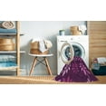 thumbnail image 2 of Ahgly Company Machine Washable Indoor Rectangle Transitional Orchid Purple Area Rugs, 5' x 8', 2 of 7