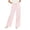 Blue, variant on Women’s Fleece Wide Leg Printed Pant with Bow Applique, XS-XL