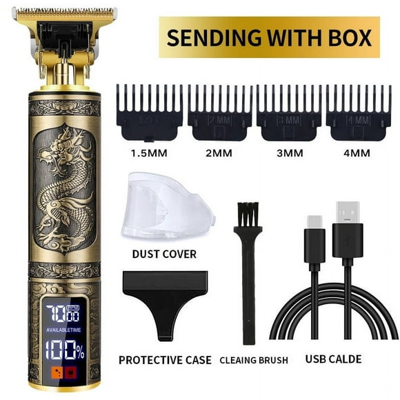 Electric Hair Trimmer USB Rechargeable Man Shaver Cutting Machine Barber Professional Hair Clipper