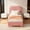 Pink, variant on Ktaxon Twin Size Bed Frame, Upholstered Platform Bed, High Wooden Slat Support, Beige