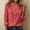 Watermelon red, variant on GZWYHT Gauze Long Sleeve Shirts For Women Spring Button Down Shirts Women Light Thin Summer Cotton Long Sleeve Women T Shirts Black L