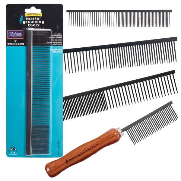 master grooming tools xylan combs coated combs for grooming dogs