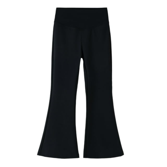 Girls Pants High Waisted Flared for Fall Sports and Casual Wear Mid Size Children,High Waisted Pants