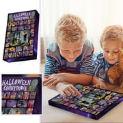 DJKDJL Advent Calendar 2024 31 Pcs Halloween Toys Doll Toys Include Skeleton Witch Owl Perfect Gift for a Month-Long Spooky Halloween Surprise
