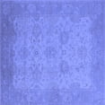 thumbnail image 1 of Ahgly Company Indoor Square Oriental Blue Industrial Area Rugs, 5' Square, 1 of 4