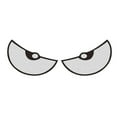 thumbnail image 2 of 5xpegatinas De Ojos Grandes Para Coche, Bonitas Pegatinas De Aire Acondicionado Divididas Para Ventana De Coche, Bicicleta,, 2 of 8