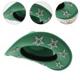 thumbnail image 2 of Western Cowboy Hat Roll Brims Hat Sequined Five Pointed Star Cowgirl Hat, 2 of 18